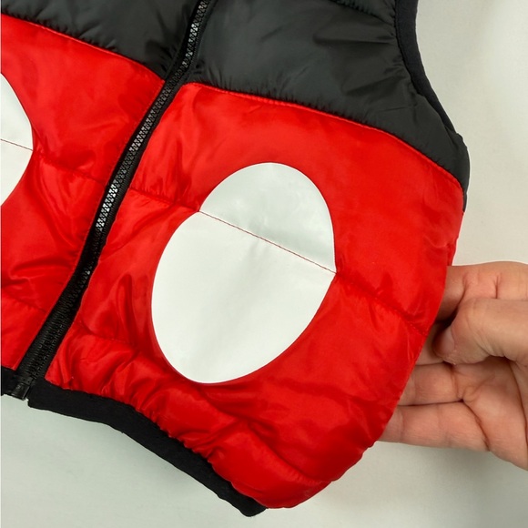 DISNEY PARKS Mickey Mouse Puffer Vest With Ears XXS Cozy Winter - Picture 8 of 11